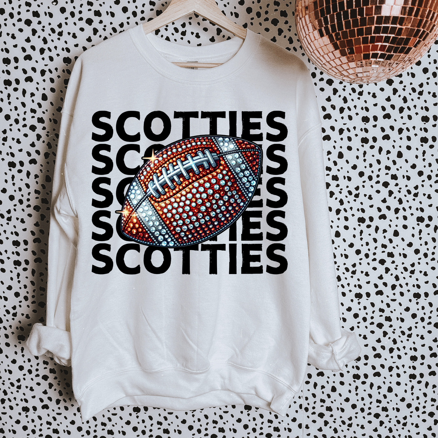 Scotties Faux Sequin DTF Transfer