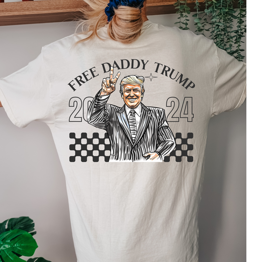 Free Daddy Trump 2024 DTF Transfer