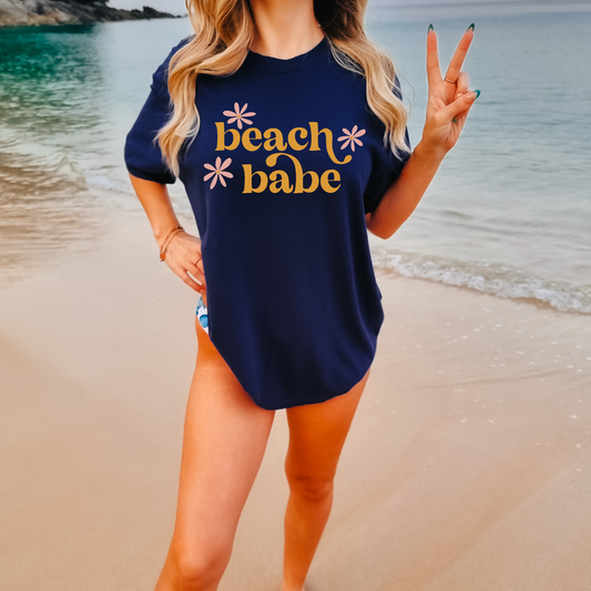 Beach Babe Retro DTF Transfer