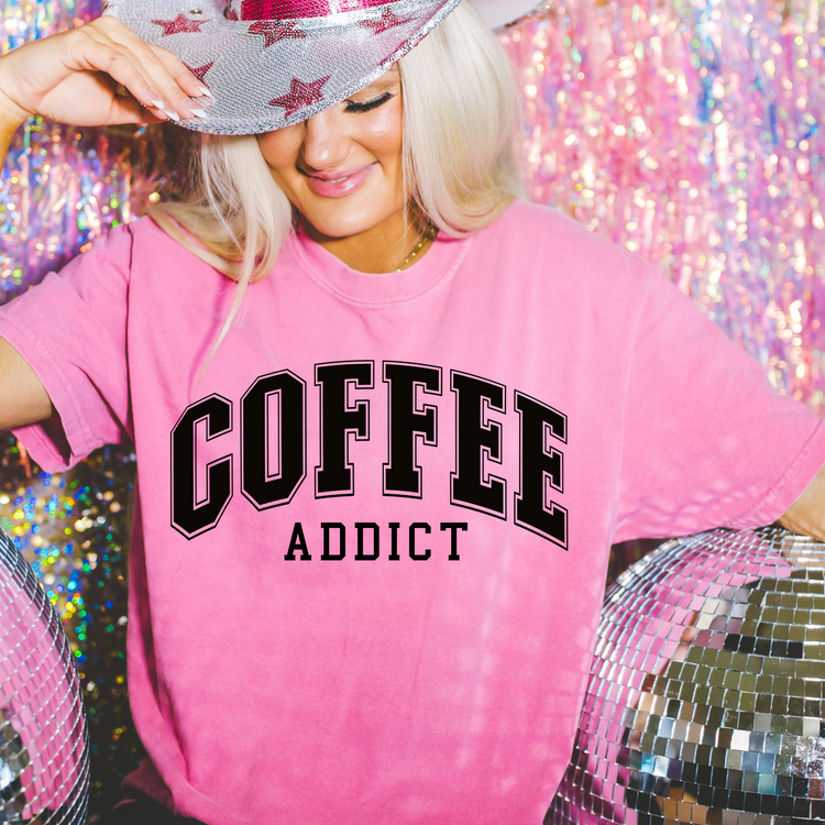 Coffee Addict DTF Transfer