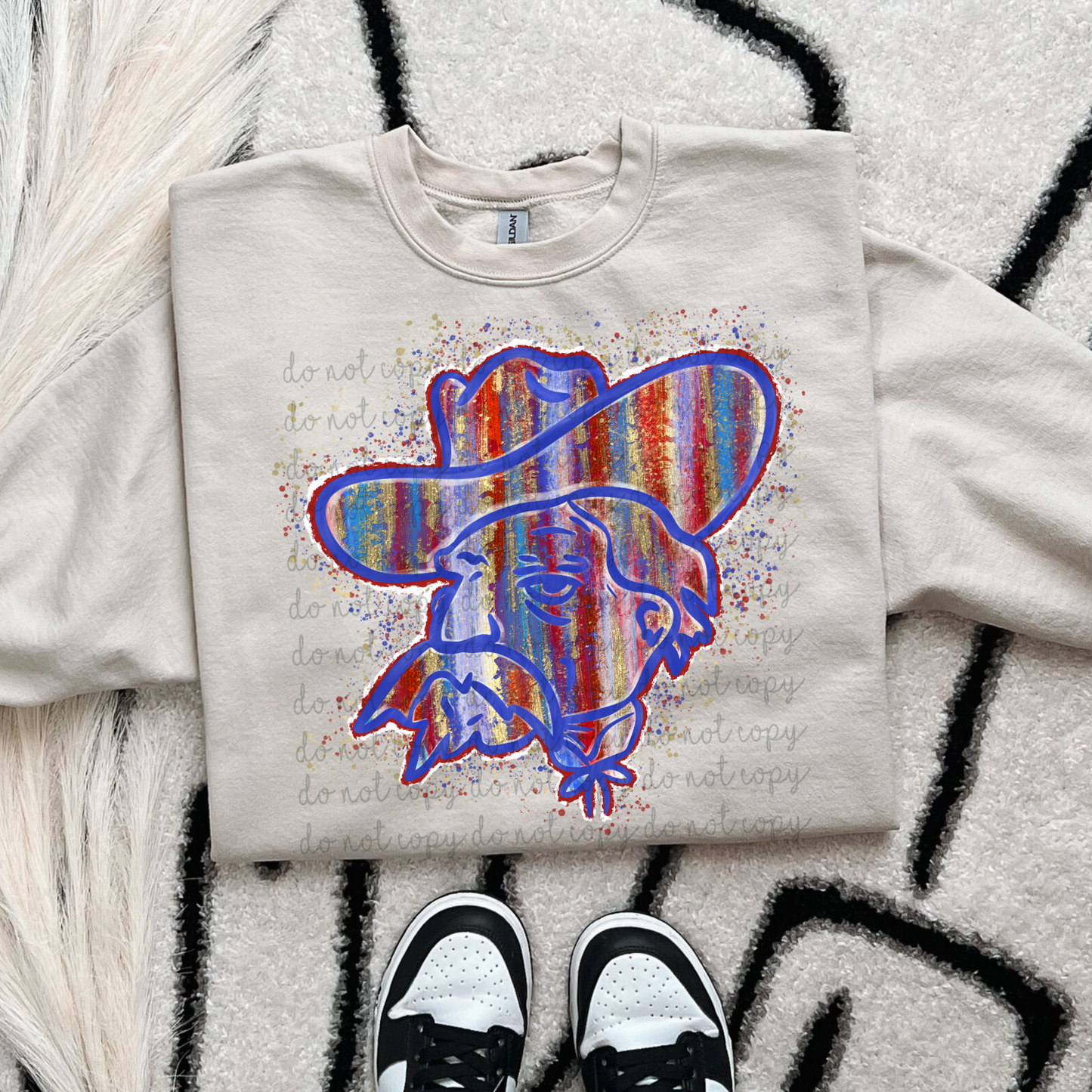 Brushstroke Ole Miss Rebels DTF Transfer