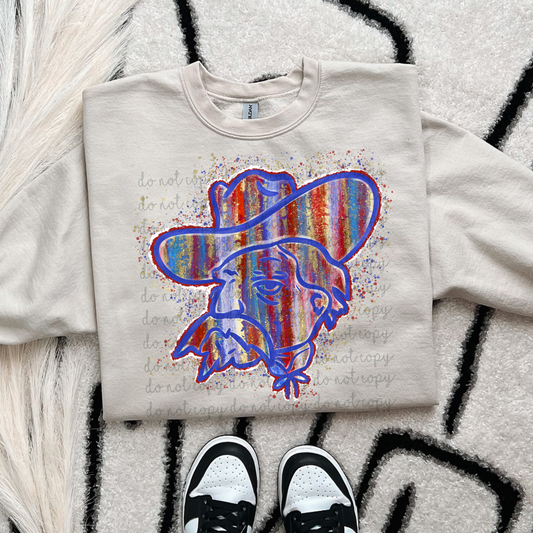 Brushstroke Ole Miss Rebels DTF Transfer