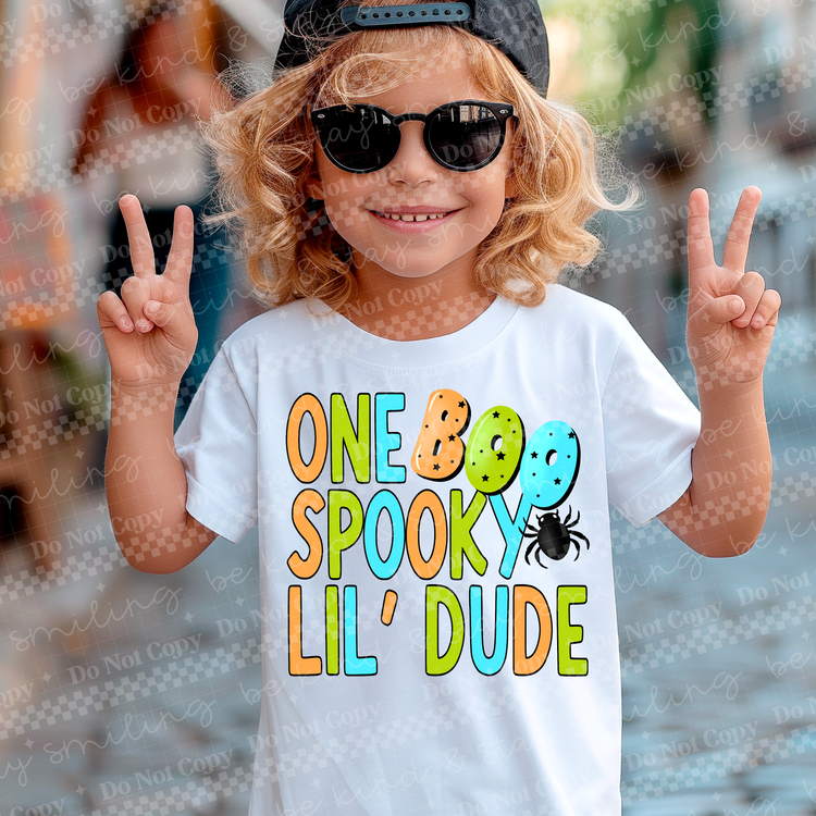 One Spooky Lil Dude DTF Transfer