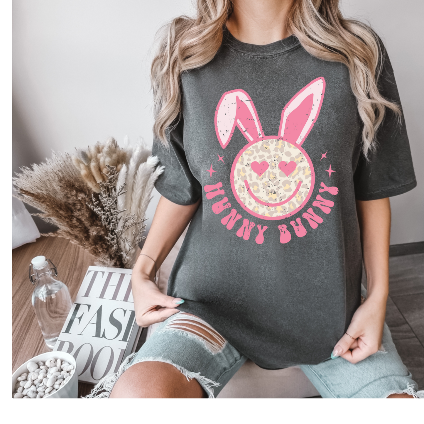 Leopard Hunny Bunny Easter DTF Transfer