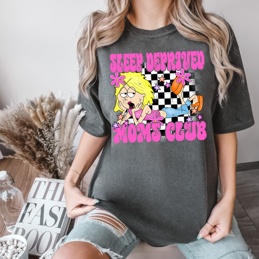 Sleep Deprived Moms Club DTF Transfer