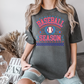 Baseball Season Blue DTF Transfer