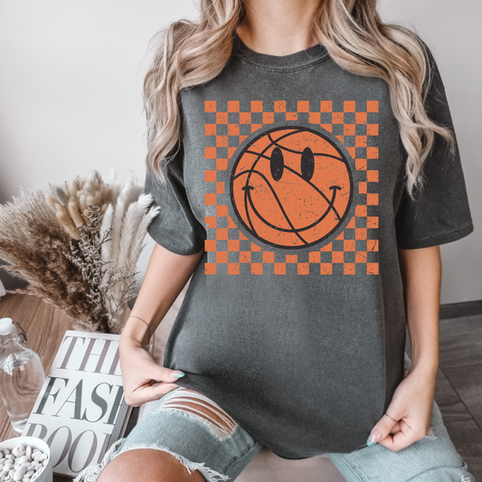 Checkerboard Basketball DTF Transfer