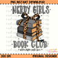 Nerdy Girl's Book Club PNG Digital Download