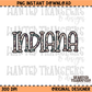 Camo State Indiana PNG Digital Download