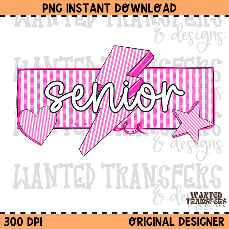 Senior PNG Digital Download