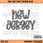 Camo State New Jersey PNG Digital Download