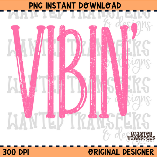 Grunge Vibin' PNG Digital Download