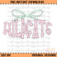 Wildcats Easter Mascot School Spirit PNG Digital Download