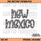 Camo State New Mexico PNG Digital Download