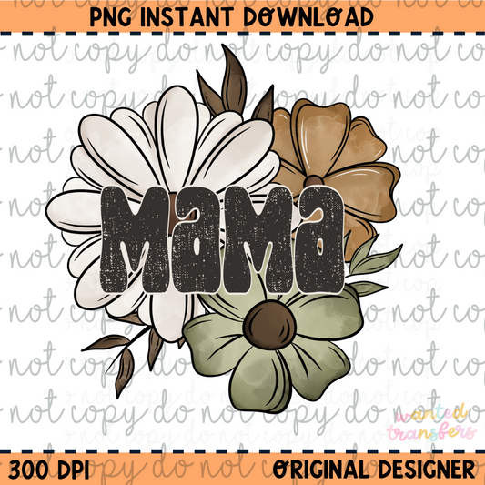 Cottagecore Mama PNG Digital Download