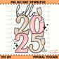 Hello 2025 New Years PNG Digital Download