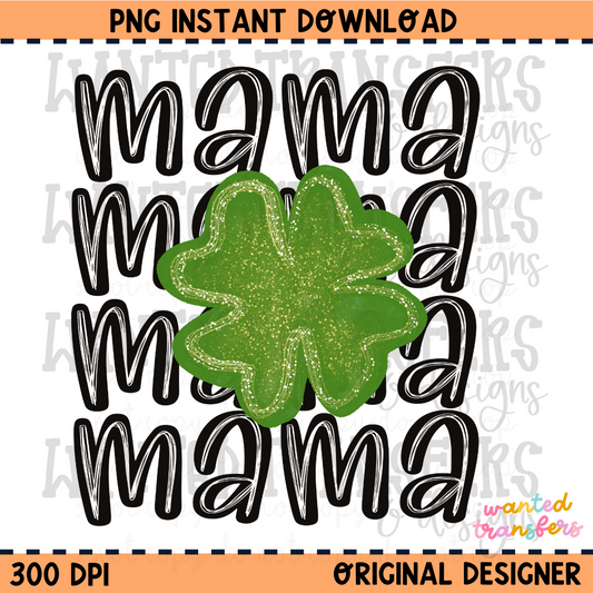 St. Patrick's Day Mama PNG Digital Download