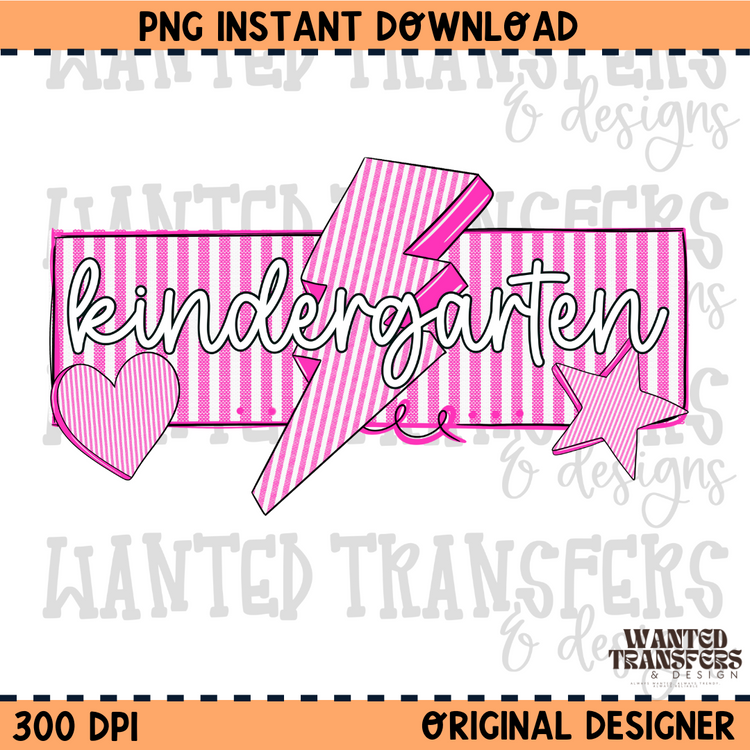 Kindergarten PNG Digital Download