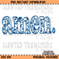 Amen Blue Toile PNG Digital Download