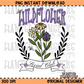 Wildflower Social Club PNG Digital Download