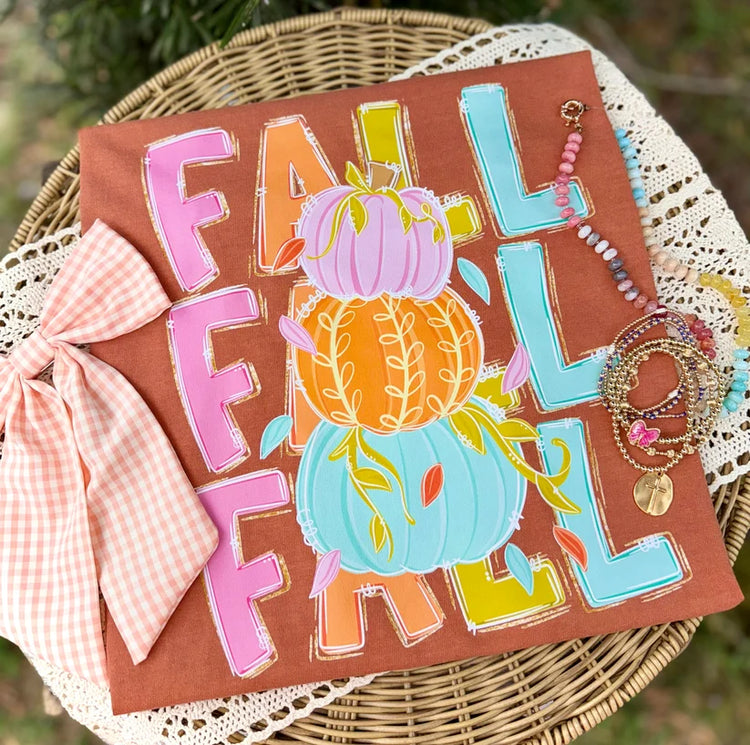 Fall Doodle Repeat DTF Transfer