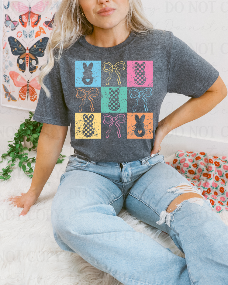 Preppy Easter DTF Transfer