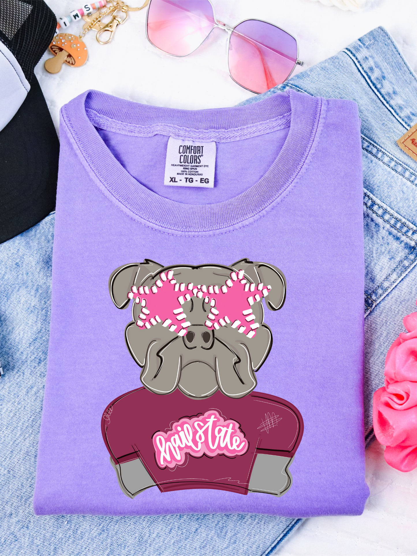 Preppy Bulldogs DTF Transfer