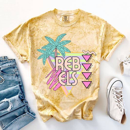 Rebels Palm Tree Mascot DTF Transfer