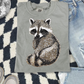 Faux Rhinestone Racoon DTF Transfer