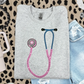 Faux Rhinestone Stethoscope DTF Transfer