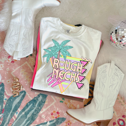 Roughnecks Palm Tree Mascot DTF Transfer