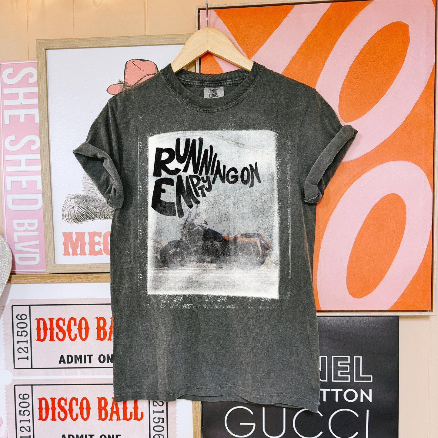 Running On Empty DTF Transfer