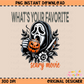 What's Your Favorite Scary Movie Halloween PNG Digital Download