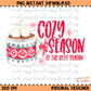 Cozy Season Hot Chocolate Winter PNG Digital Download