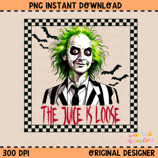 Juice Loose Halloween PNG Digital Download