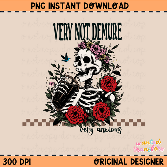 Very Anxious Mental Health PNG Digital Download