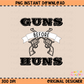 Guns Before Huns Black FontPNG Digital Download