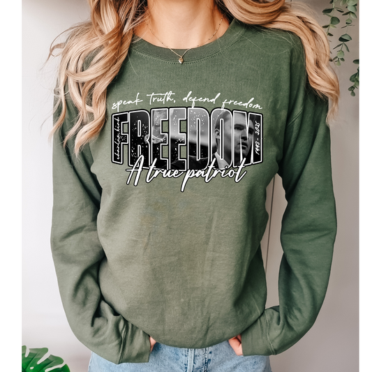 Freedom Kirk Clear Film Screen Print Transfer