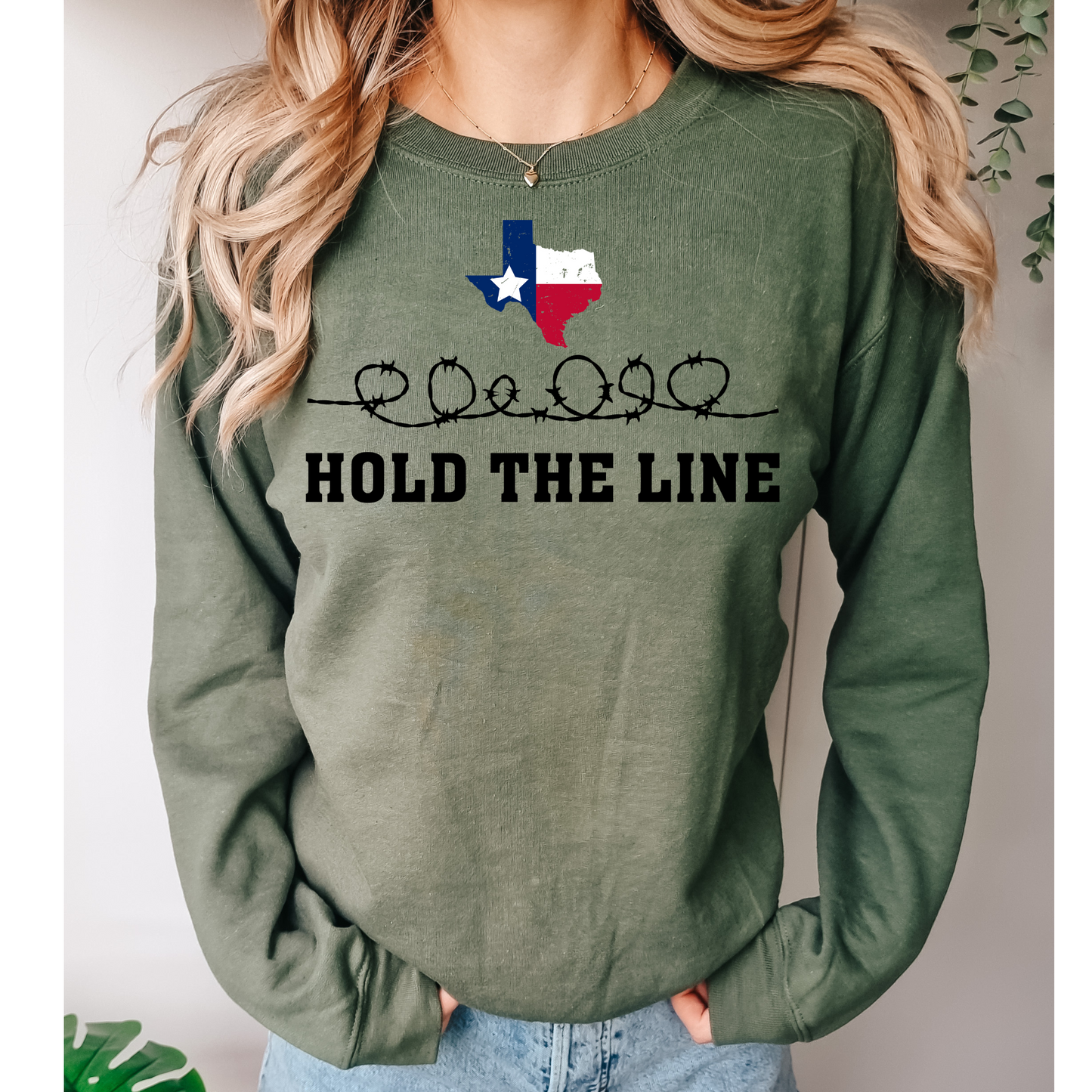 Hold the Line Barbwire Fence DTF Transfer