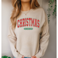 Distressed Christmas Season Varsity Print DTF Transfer