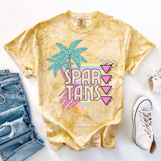 Spartans Palm Tree Mascot DTF Transfer