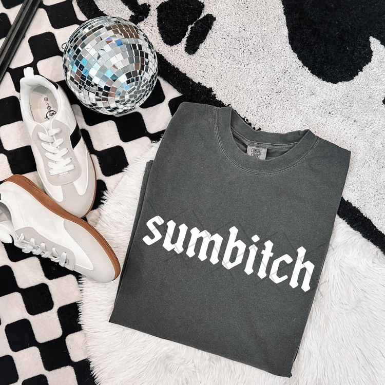 Sumbitch (White) PNG Digital Download