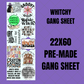 Witchy Premade Gang Sheet 22"x60"