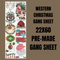 Western Christmas Premade Gang Sheet 22"x60"