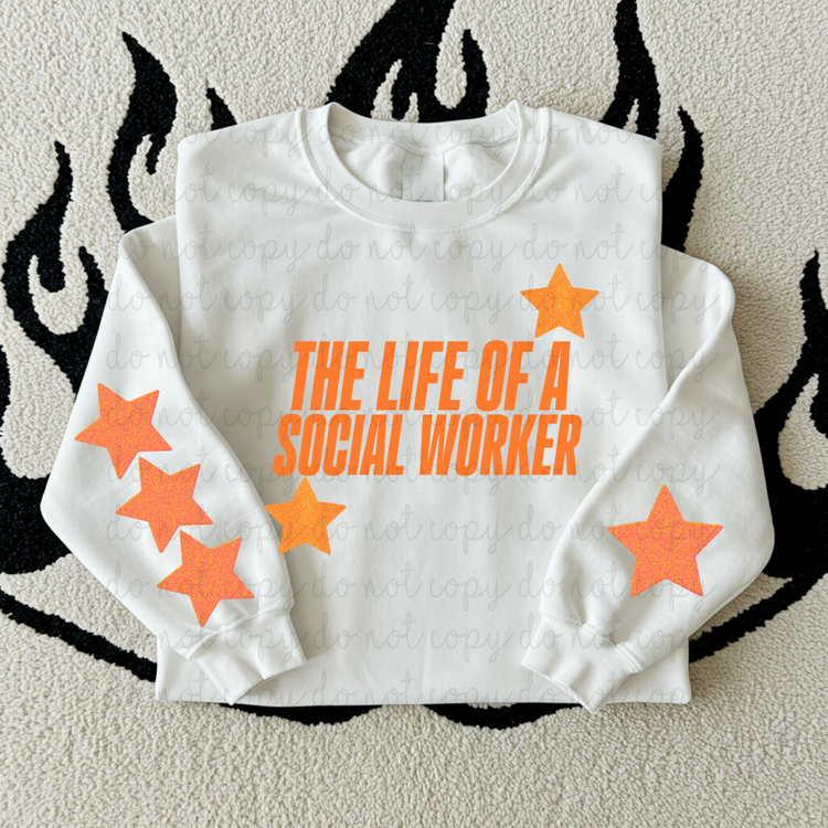 The Life Of A Social Worker DTF Transfer