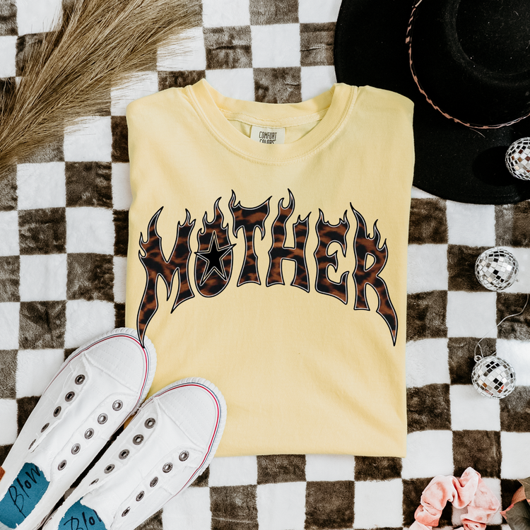 Retro/Edgy Leopard Mother DTF Transfer