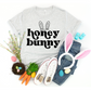 Honey Bunny Black Font Easter DTF Transfer