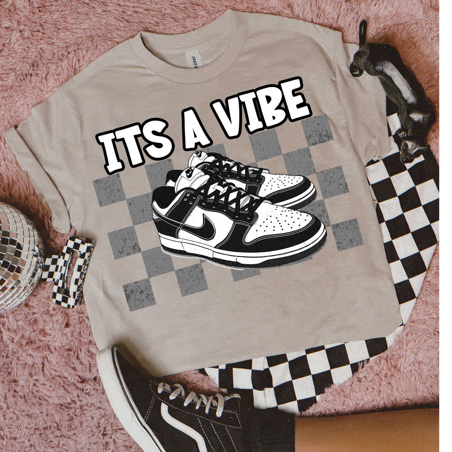 It's a Vibe Sneakers Air DTF Transfer