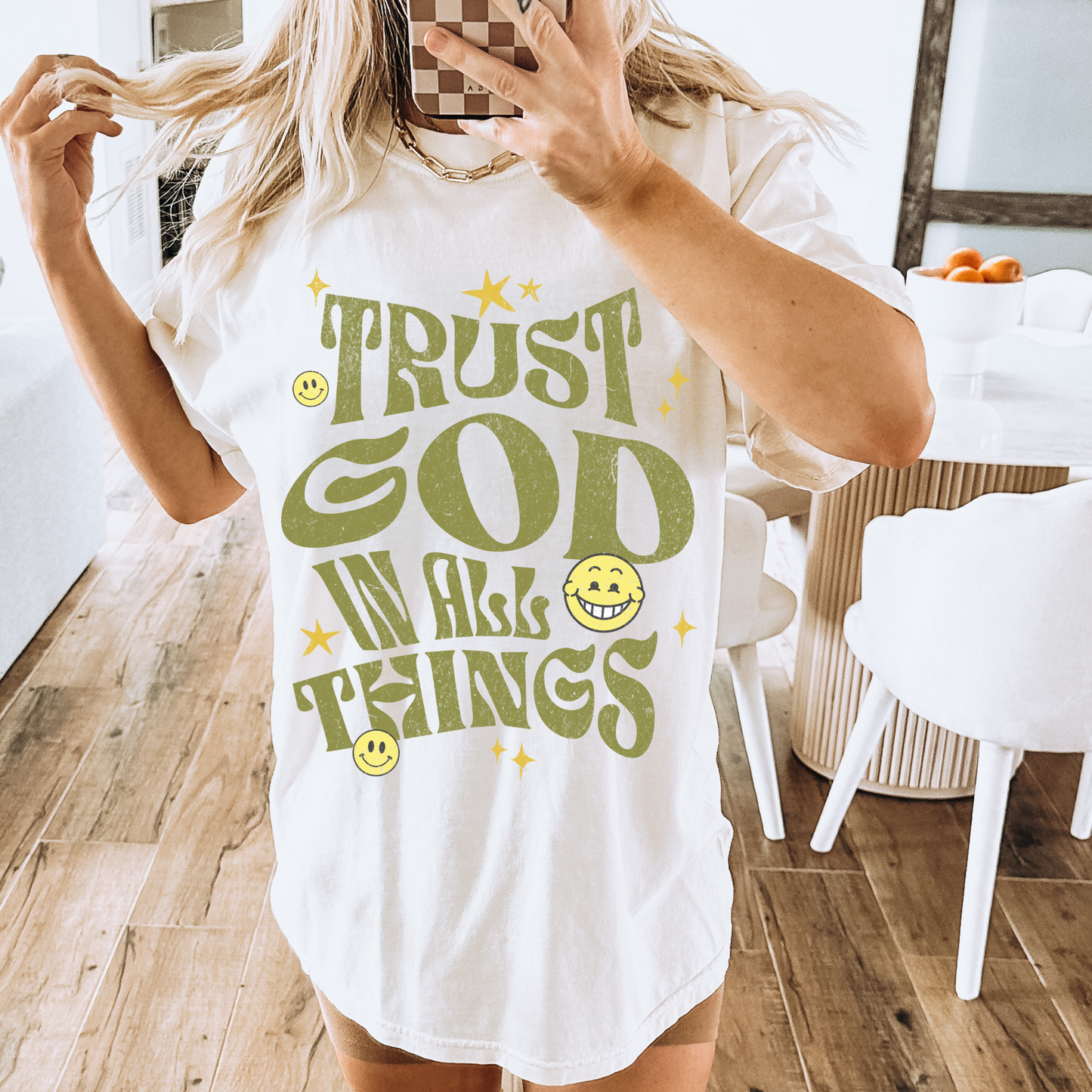 Trust God in all Things DTF Transfer