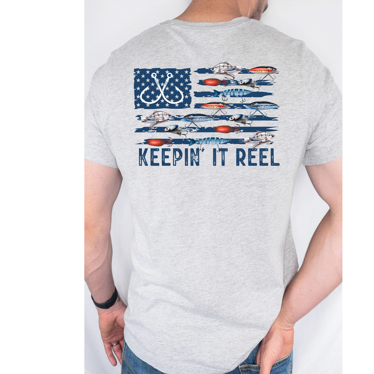 Keepin' it Real Fishing DTF Transfer